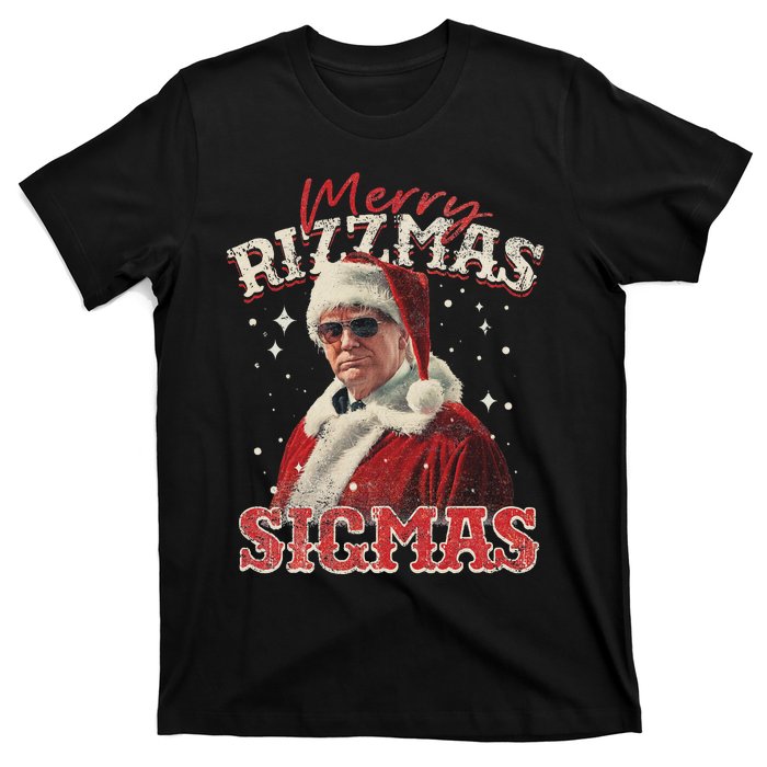 Funny Trump Santa Merry Sigmas Xmas Pajamas T-Shirt