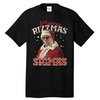 Funny Trump Santa Merry Sigmas Xmas Pajamas Tall T-Shirt