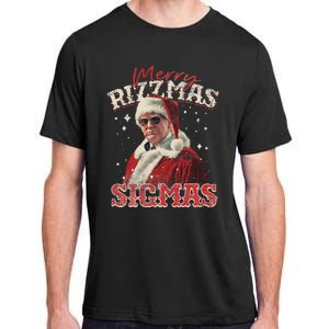 Funny Trump Santa Merry Sigmas Xmas Pajamas Adult ChromaSoft Performance T-Shirt