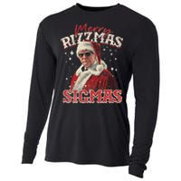 Funny Trump Santa Merry Sigmas Xmas Pajamas Cooling Performance Long Sleeve Crew