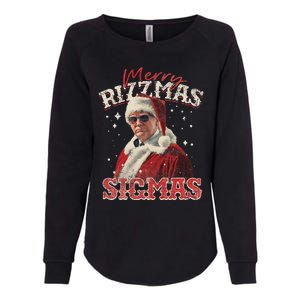 Funny Trump Santa Merry Sigmas Xmas Pajamas Womens California Wash Sweatshirt