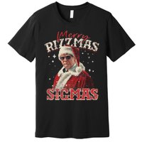 Funny Trump Santa Merry Sigmas Xmas Pajamas Premium T-Shirt