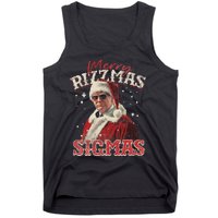 Funny Trump Santa Merry Sigmas Xmas Pajamas Tank Top