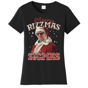 Funny Trump Santa Merry Sigmas Xmas Pajamas Women's T-Shirt