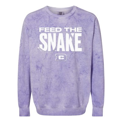 Feed The Snake Dc Defenders Colorblast Crewneck Sweatshirt