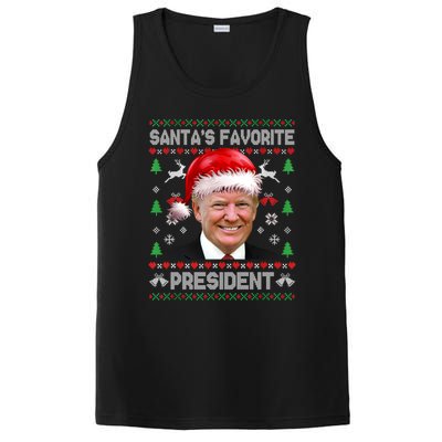 Funny Trump SantaS Favorite President Ugly Xmas Funny Gift PosiCharge Competitor Tank