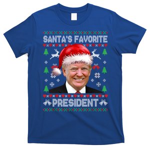 Funny Trump SantaS Favorite President Ugly Xmas Funny Gift T-Shirt