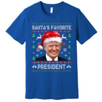 Funny Trump SantaS Favorite President Ugly Xmas Funny Gift Premium T-Shirt