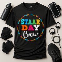 Funny Test STAAR Day Crew Mode On Teacher Testing Ideas Performance Shirt