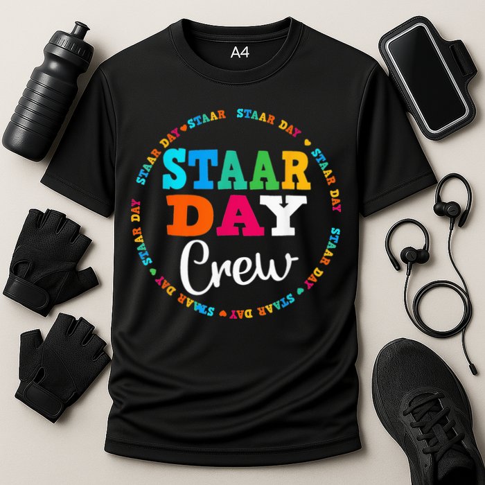 Funny Test STAAR Day Crew Mode On Teacher Testing Ideas Performance Shirt