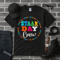 Funny Test STAAR Day Crew Mode On Teacher Testing Ideas Tall T-Shirt