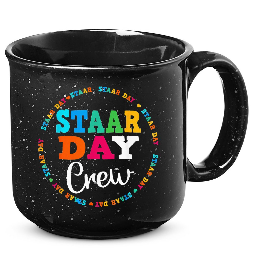 Funny Test STAAR Day Crew Mode On Teacher Testing Ideas 15oz Campfire Ceramic Mug