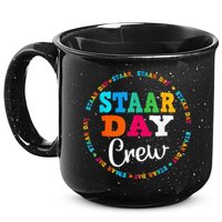 Funny Test STAAR Day Crew Mode On Teacher Testing Ideas 15oz Campfire Ceramic Mug