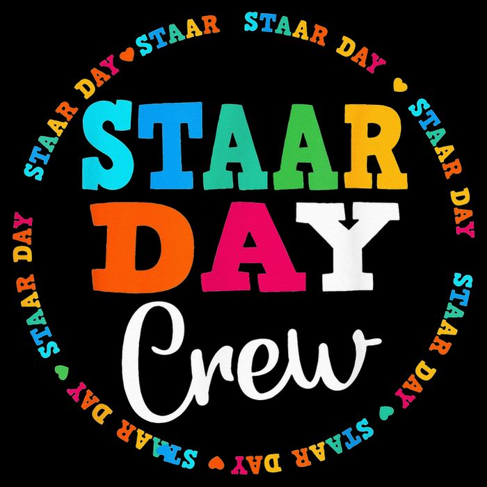 Funny Test STAAR Day Crew Mode On Teacher Testing Ideas Drawstring Bag