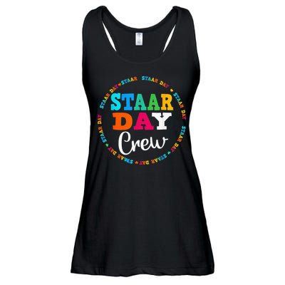 Funny Test STAAR Day Crew Mode On Teacher Testing Ideas Ladies Essential Flowy Tank
