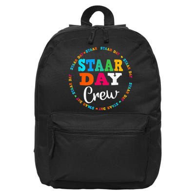 Funny Test STAAR Day Crew Mode On Teacher Testing Ideas 16 in Basic Backpack