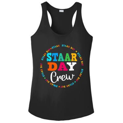 Funny Test STAAR Day Crew Mode On Teacher Testing Ideas Ladies PosiCharge Competitor Racerback Tank