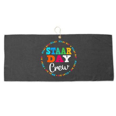 Funny Test STAAR Day Crew Mode On Teacher Testing Ideas Large Microfiber Waffle Golf Towel