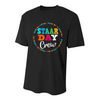 Funny Test STAAR Day Crew Mode On Teacher Testing Ideas Youth Performance Sprint T-Shirt