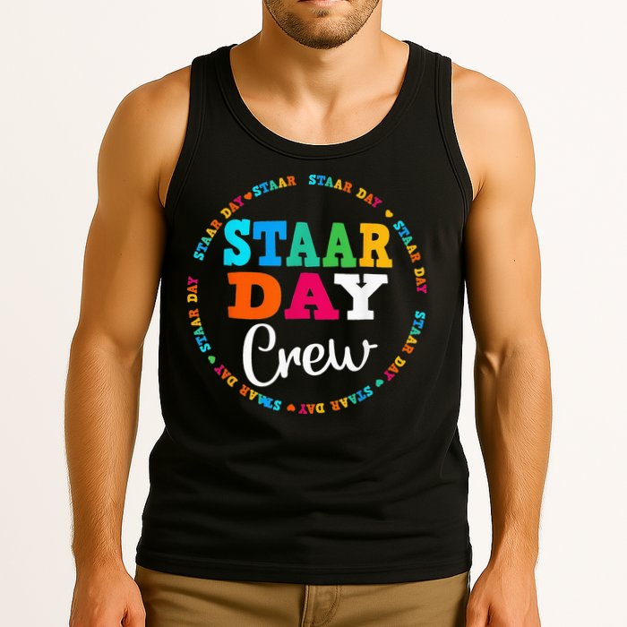 Funny Test STAAR Day Crew Mode On Teacher Testing Ideas Tank Top