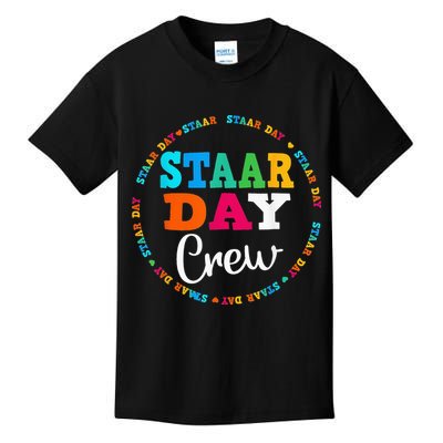 Funny Test STAAR Day Crew Mode On Teacher Testing Ideas Kids T-Shirt