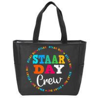 Funny Test STAAR Day Crew Mode On Teacher Testing Ideas Zip Tote Bag