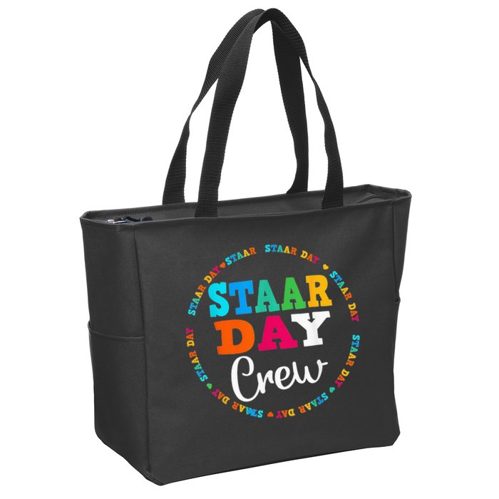 Funny Test STAAR Day Crew Mode On Teacher Testing Ideas Zip Tote Bag
