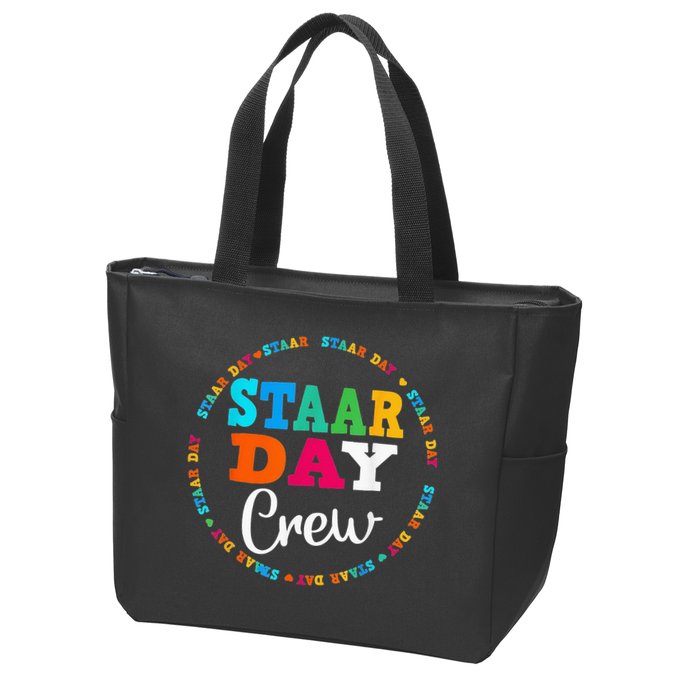 Funny Test STAAR Day Crew Mode On Teacher Testing Ideas Zip Tote Bag
