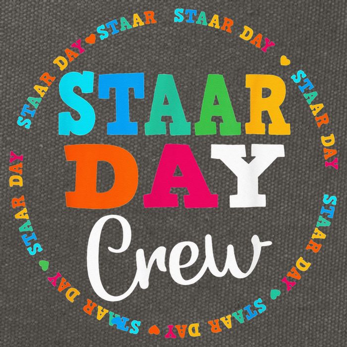 Funny Test STAAR Day Crew Mode On Teacher Testing Ideas Cotton Canvas Backpack