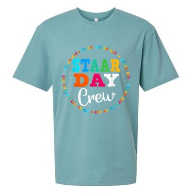 Funny Test STAAR Day Crew Mode On Teacher Testing Ideas Sueded Cloud Jersey T-Shirt