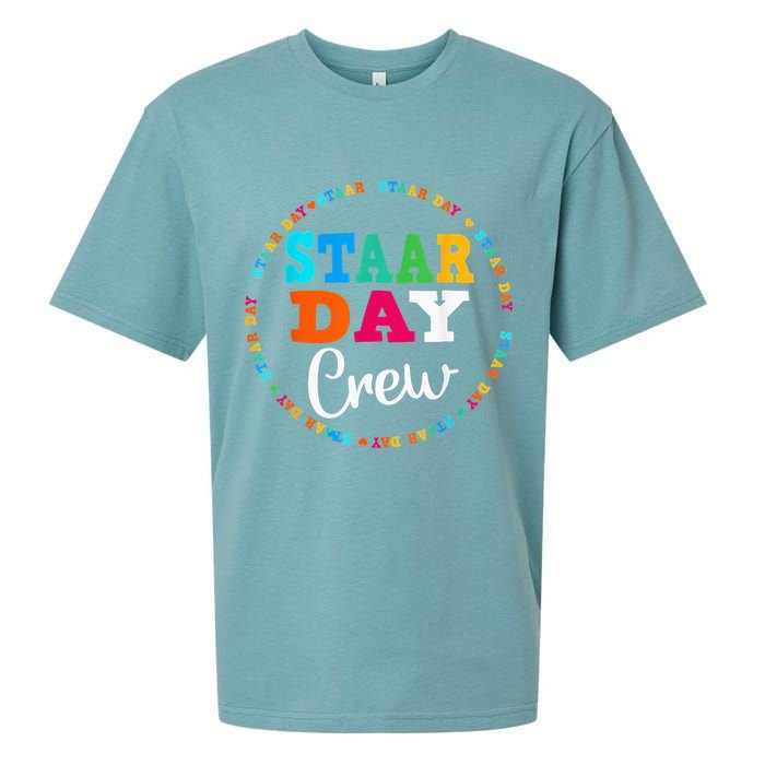 Funny Test STAAR Day Crew Mode On Teacher Testing Ideas Sueded Cloud Jersey T-Shirt