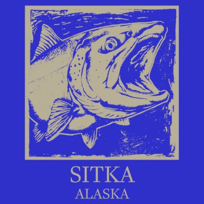 Fishing Town Souvenir Sitka Alaska Gift T-Shirt