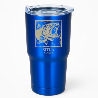 Fishing Town Souvenir Sitka Alaska Gift Tumbler