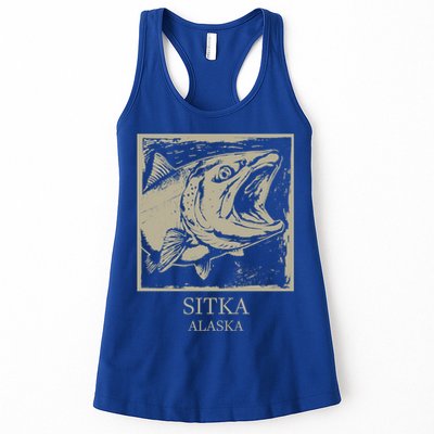 Fishing Town Souvenir Sitka Alaska Gift Womens Tank Top