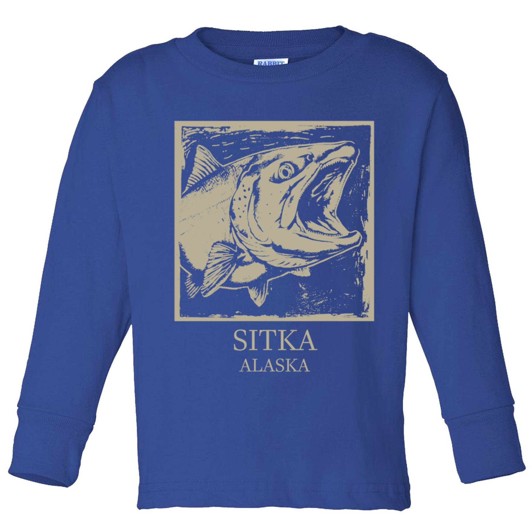 Fishing Town Souvenir Sitka Alaska Gift Toddler Long Sleeve Shirt