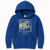 Fishing Town Souvenir Sitka Alaska Gift Kids Hoodie