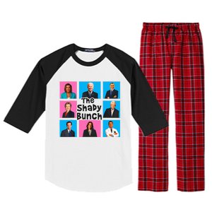 Funny The Shady Bunch 2024 Raglan Sleeve Pajama Set