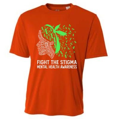 Fight The Stigma Tal Health Awareness Gift Cooling Performance Crew T-Shirt