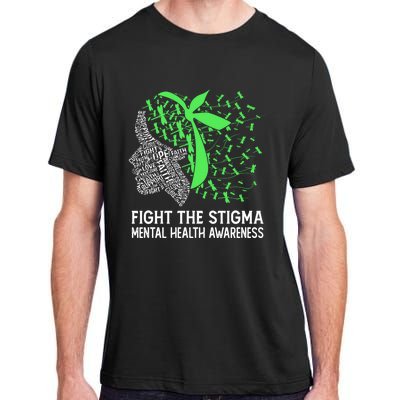 Fight The Stigma Tal Health Awareness Gift Adult ChromaSoft Performance T-Shirt