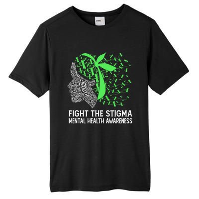 Fight The Stigma Tal Health Awareness Gift Tall Fusion ChromaSoft Performance T-Shirt