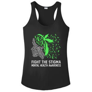 Fight The Stigma Tal Health Awareness Gift Ladies PosiCharge Competitor Racerback Tank