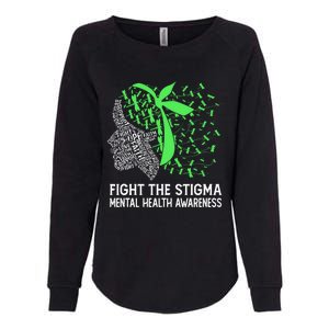 Fight The Stigma Tal Health Awareness Gift Womens California Wash Sweatshirt