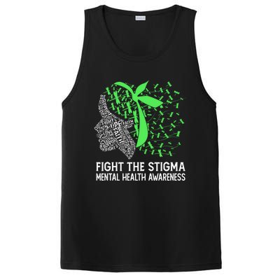 Fight The Stigma Tal Health Awareness Gift PosiCharge Competitor Tank