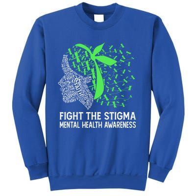 Fight The Stigma Tal Health Awareness Gift Sweatshirt