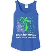 Fight The Stigma Tal Health Awareness Gift Ladies Essential Tank