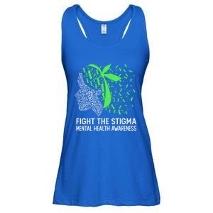 Fight The Stigma Tal Health Awareness Gift Ladies Essential Flowy Tank