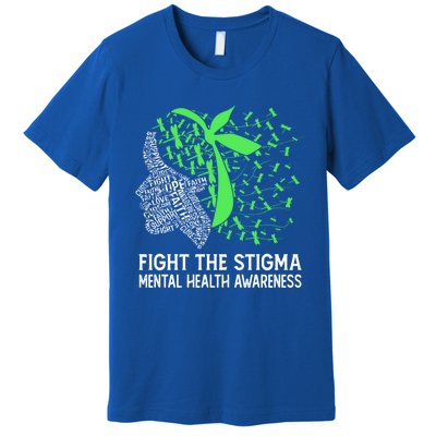 Fight The Stigma Tal Health Awareness Gift Premium T-Shirt