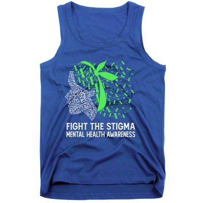 Fight The Stigma Tal Health Awareness Gift Tank Top