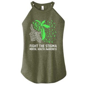 Fight The Stigma Tal Health Awareness Gift Women's Perfect Tri Rocker Tank