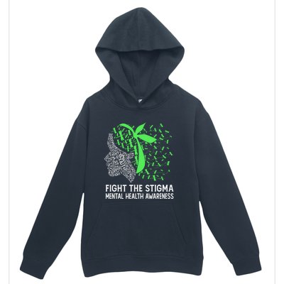 Fight The Stigma Tal Health Awareness Gift Urban Pullover Hoodie